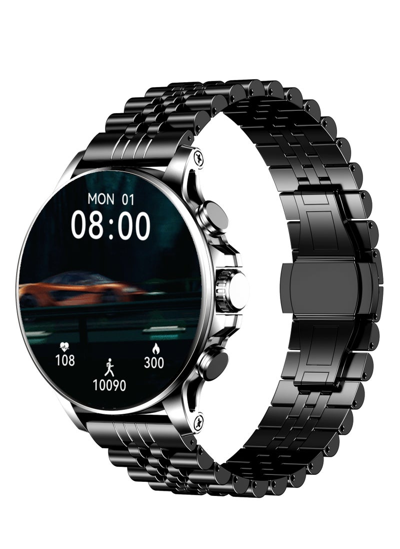 Faster - Smart Watch 3 Pro SE – 1.6" Super Retina Always-On Display, Bluetooth Calling, Fitness Tracker, Sports Modes, Heart Rate & Sleep Monitoring, IP68 Waterproof, 250mAh Battery, Android & iOS Compatible - Image 1