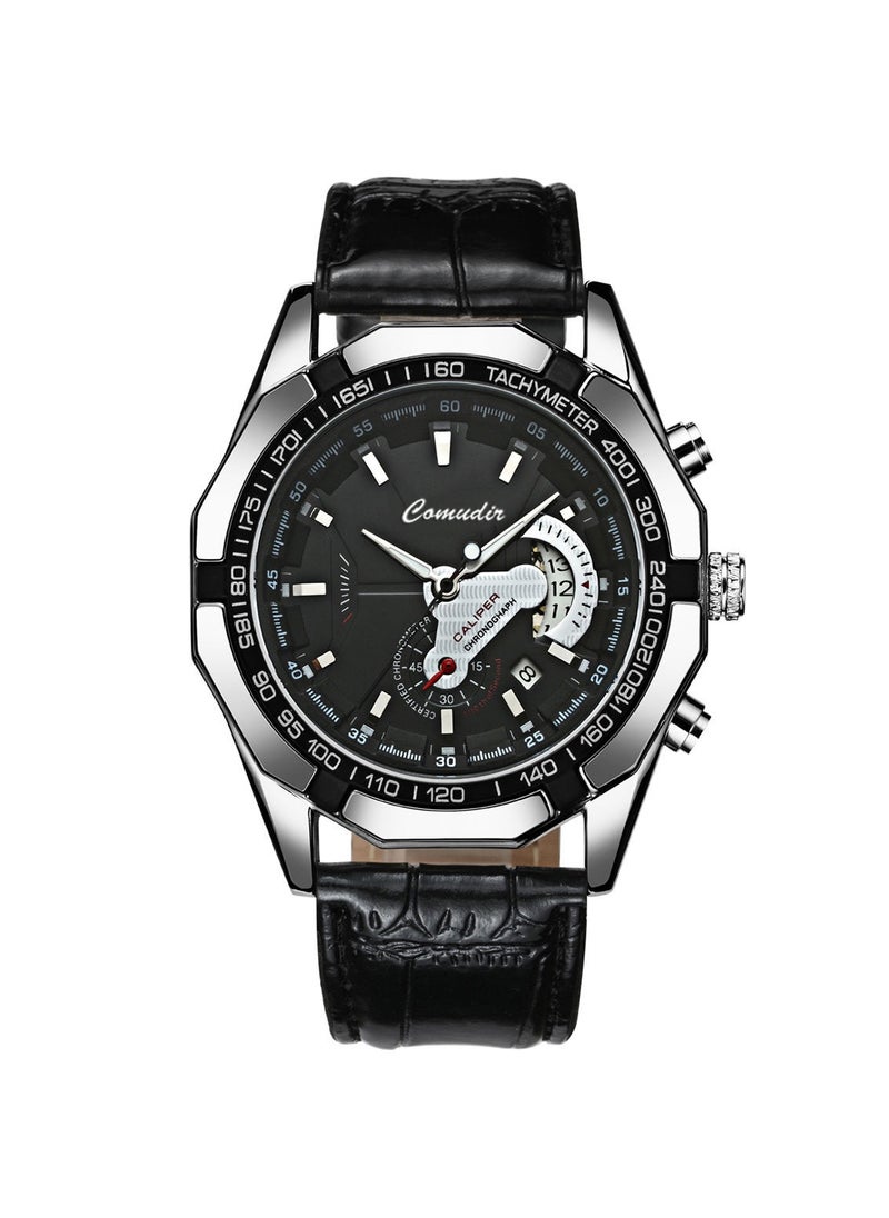 Generic - A generation of automatic movement watch men's calendar waterproof luminous non-mechanical watch large dial cross-border new - Image 1