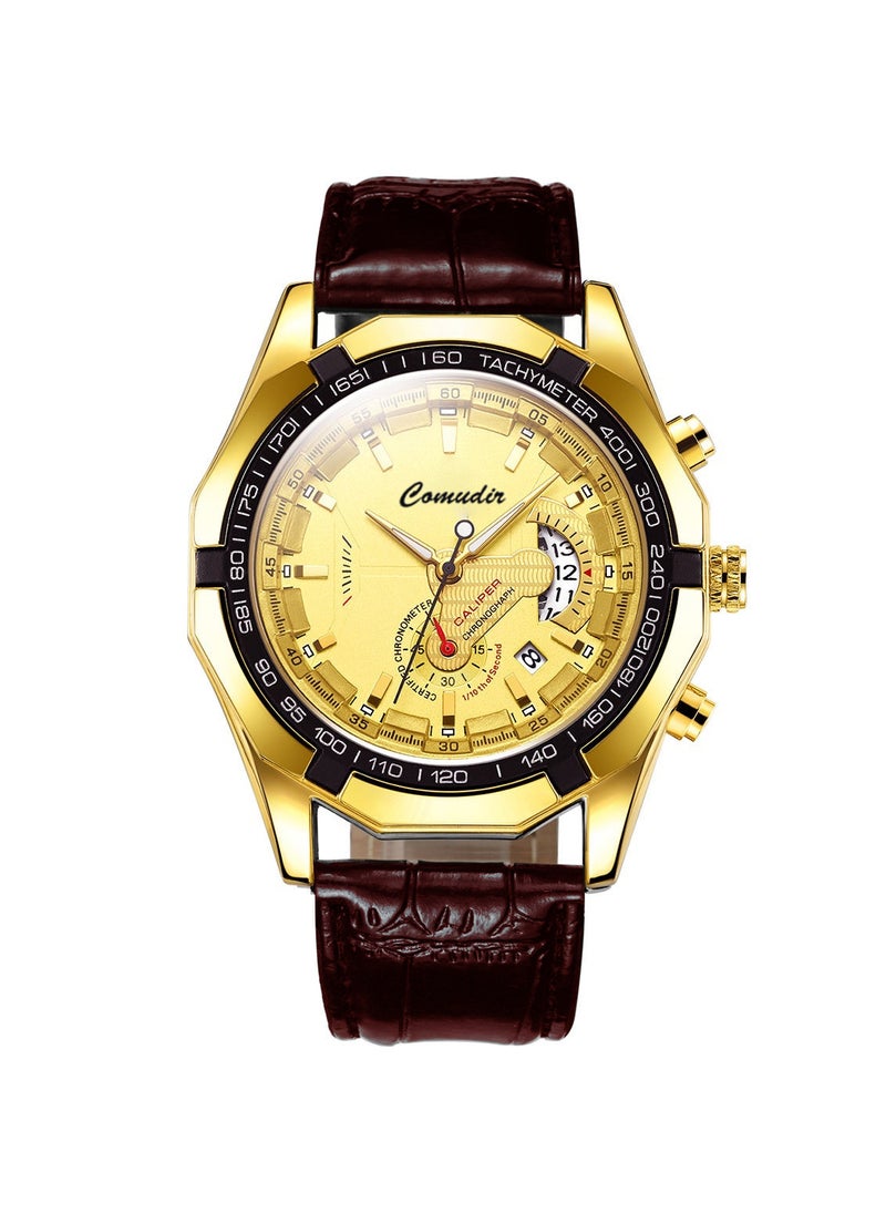 Generic - A generation of automatic movement watch men's calendar waterproof luminous non-mechanical watch large dial cross-border new - Image 1