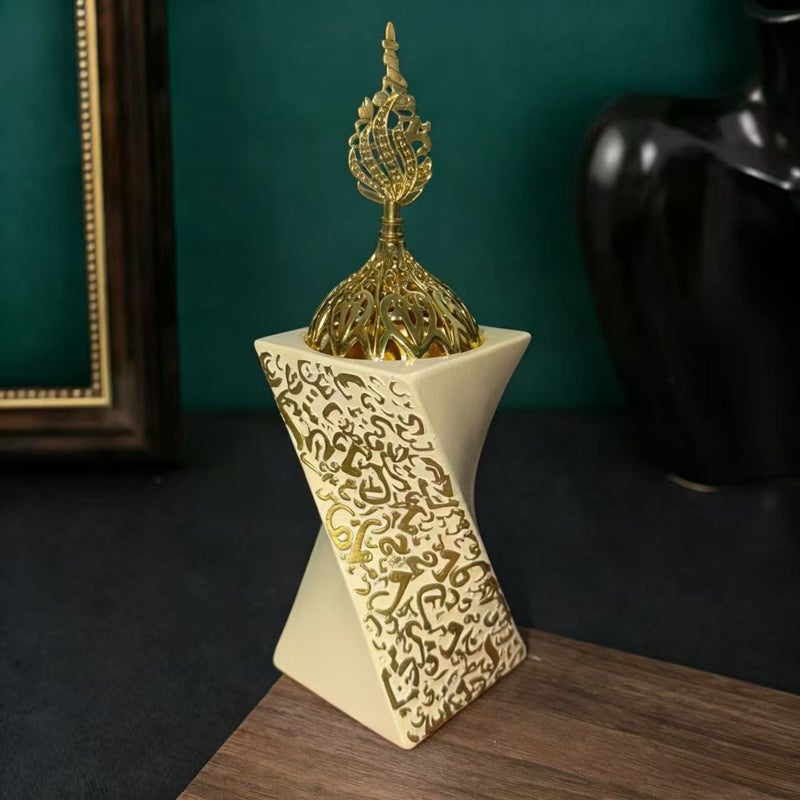 Exquisite Rotating Incense Holder for Home Office Decoration - Image 1