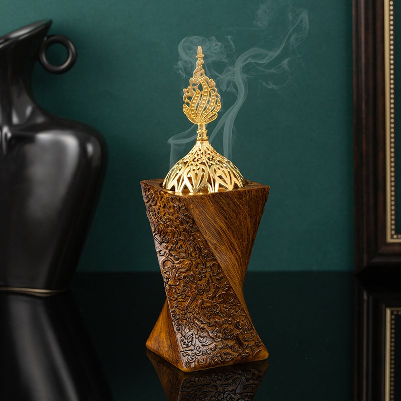 Exquisite Rotating Incense Holder for Home Office Decoration - Image 3