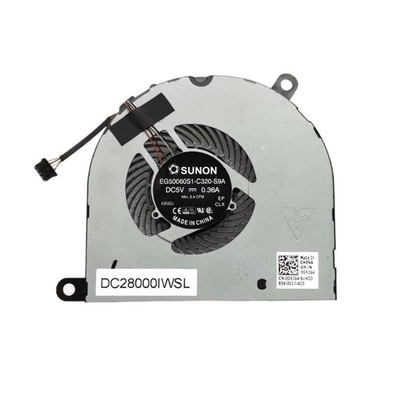 G5JG4 Laptop Cooling Fan Heatsink Radiator For Latitude 5480 5490 E5480 E5490 Models - Image 2