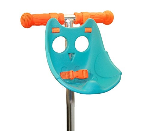 Scootaheadz Owl Scooter Seat Fun Baby Doll Accessories Adorable Kids Micro Scooter Accessories Teddy Carrier for Toddlers Also Fits Bikes and Trikes Bike Doll Seat in Aqua Blue - Image 1