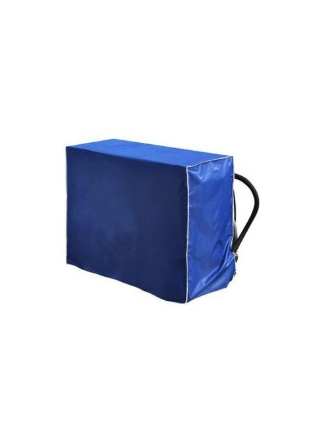 Outdoor Air Conditioner Cover for 2.25–3 HP Units – Dustproof, UV-Resistant Protective Cover for External AC Unit – Heavy-Duty Oxford Fabric with Hose Opening – Blue - Image 1