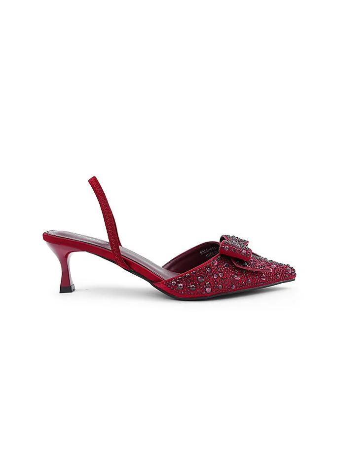 IconStyle Crystal patent heel shoes with elegant style.