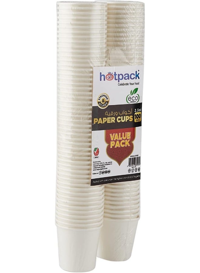 Hotpack Paper Kawa Cup 2.5ounce TWIN PACK 15% OFFER - Image 2