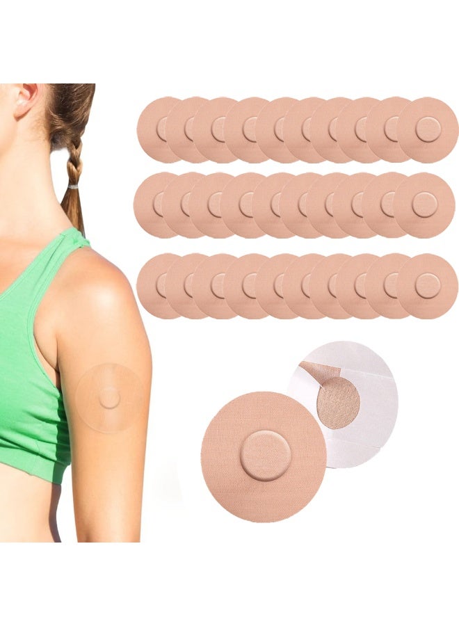 30Pcs Adhesive Patches, Libre Sensor Covers Waterproof Overpatches, Glucose Monitor Protection Tape - Image 1