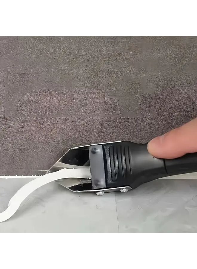 6Pcs Caulk Removal Tool Kit One Scraper Five Scraping Heads Multi Purpose Grout Squeegee - Image 3