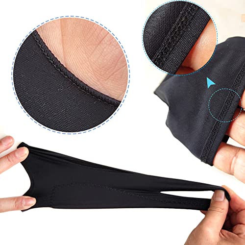 Anzailala Nylon Artist Glove for Tablet Drawing, Palm Rejection, Digit Art (L) - Pack of 1, Black - Image 4