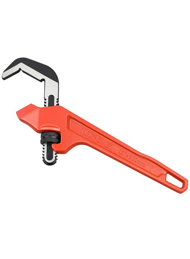 Maxpower مفتاح سداسي قابل للتعديل، 12 بوصة، أحمر، حديد زهر - Image 1