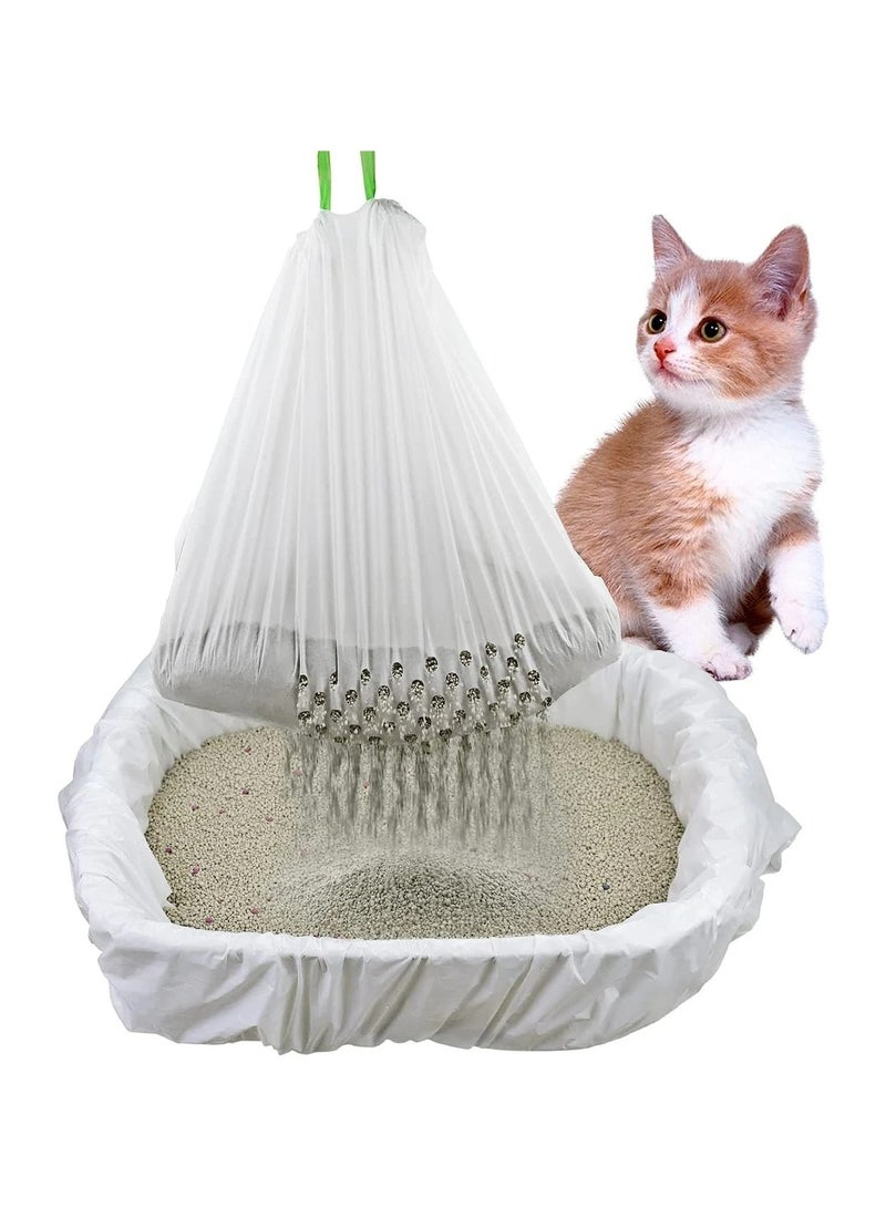 7-Pack Cat Litter Filter Bags with Ventilated Holes for Easy Cleaning - Image 1