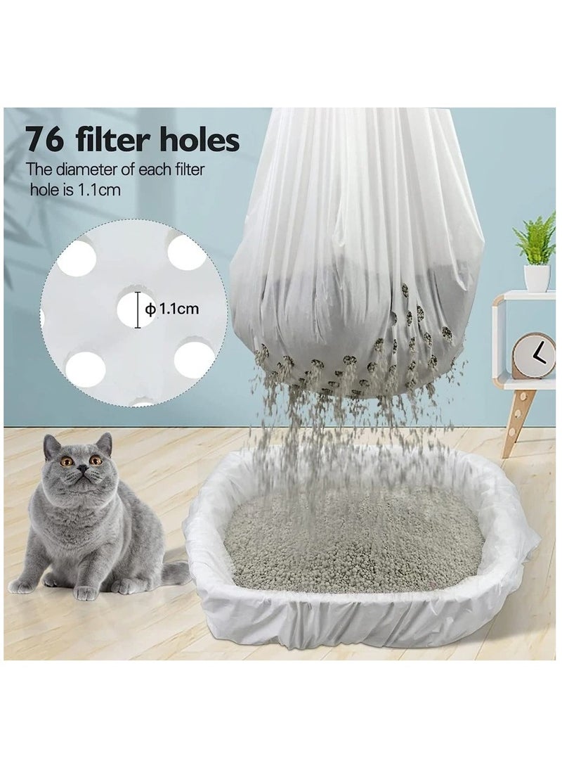 7-Pack Cat Litter Filter Bags with Ventilated Holes for Easy Cleaning - Image 2