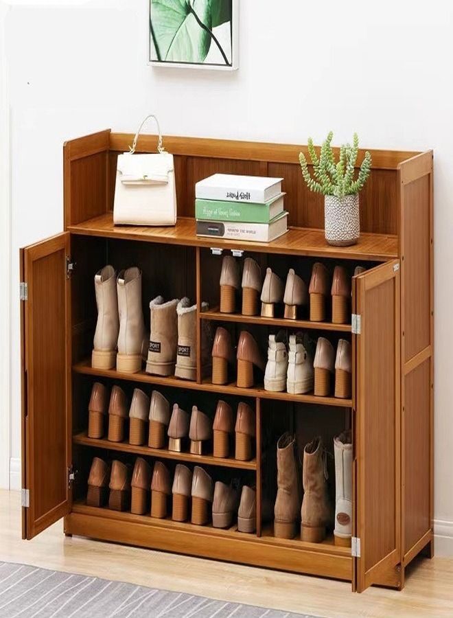 fashionhome Household Large Capacity Storage Shoe Cabinet Rack 117 x 33 x 85 cm  - Image 1