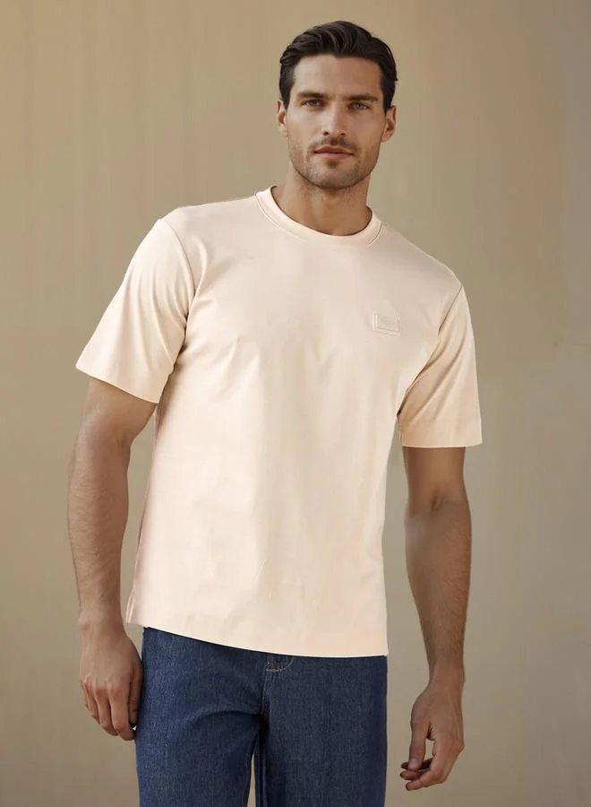 Emperor Emperor Applique Detail Crew Neck T-shirt