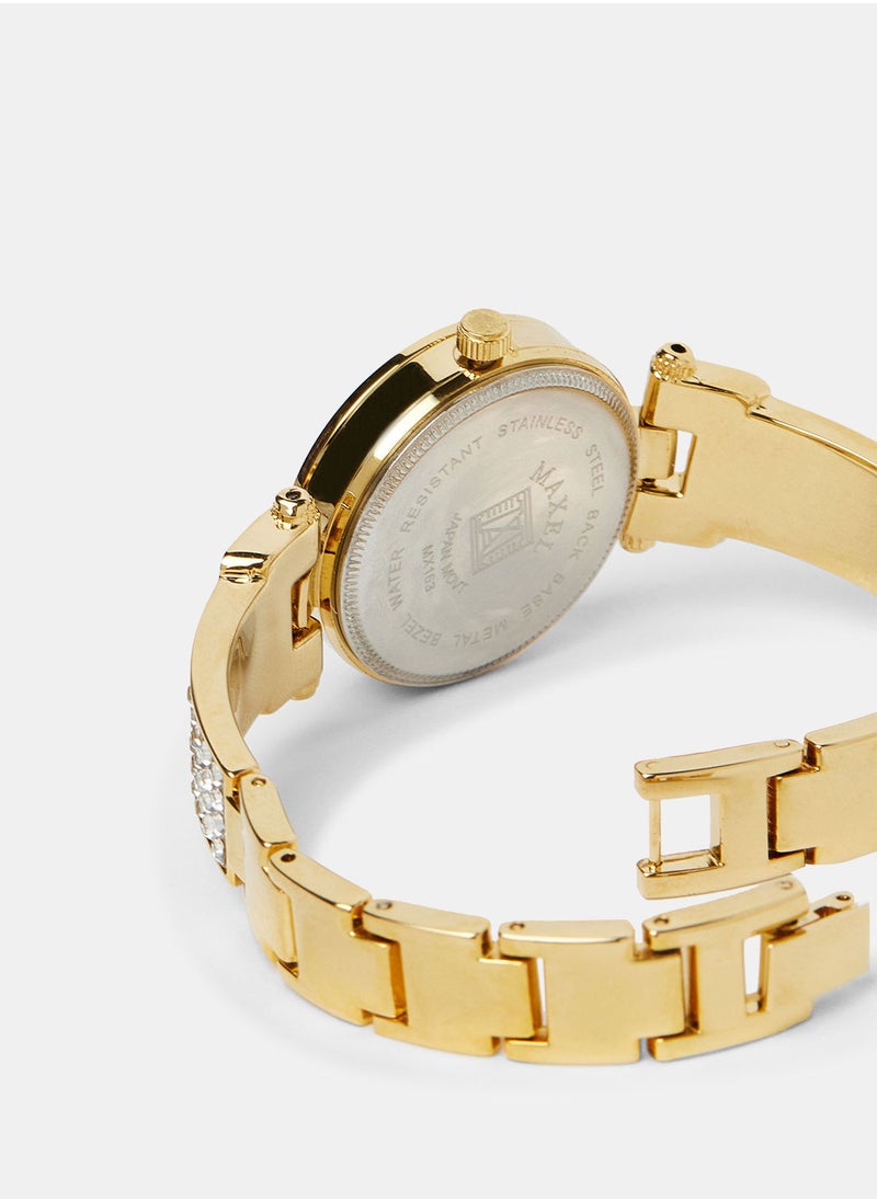 Maxel - Classic Quartz Ladies Analog Wrist Watch MX192 - 28mm - Image 1