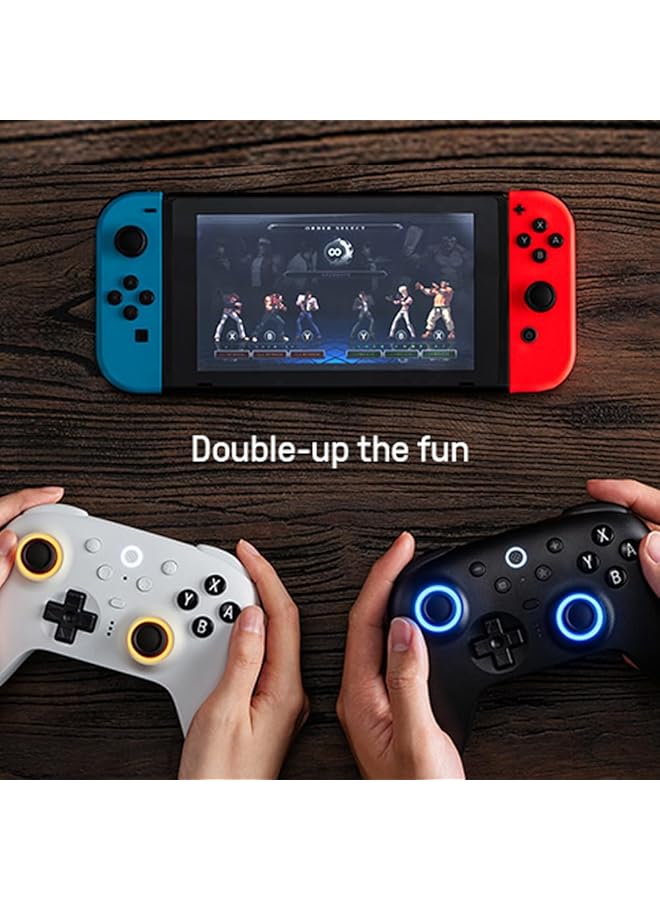 8Bitdo Ultimate 2 Bluetooth Controller With Tmr Joysticks For Switch Windows And Steam Deck Gaming Controller With Switchable Hall Effect/Tactile Triggers Rgb Fire Ring 8Speed Wireless Tech - Image 4