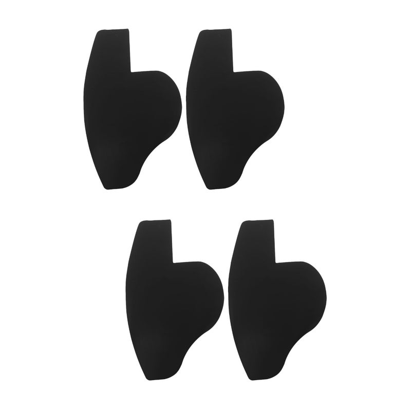 4 pcs Beard Shaping Tool Hairline Design Card Men Beard Template for Hair Fiber Spray - Image 1