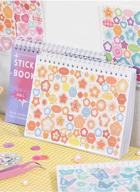 Cute Sticker Set, 50-Piece Small Sticker  with Unique Designs, No Cutting Needed and Strong Adhesive Universal Stickers
