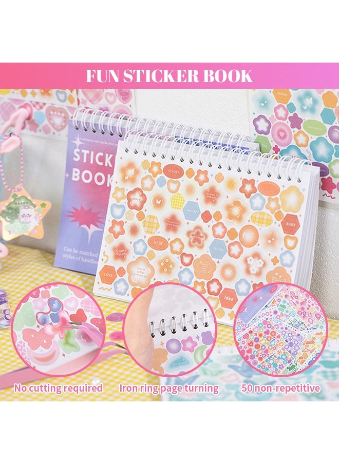 null - Cute Sticker Set, 50-Piece Small Sticker  with Unique Designs, No Cutting Needed and Strong Adhesive Universal Stickers - Image 1