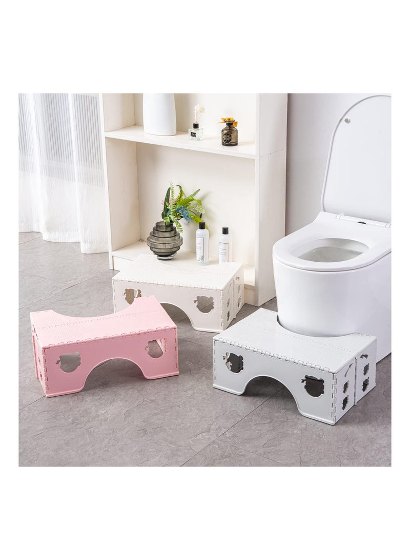 Portable Folding Toilet Stool, 7” Compact Squatting Stool, Ideal for Travel, Fits All Toilets, Perfect for Any Bathroom (Grey) - Image 5