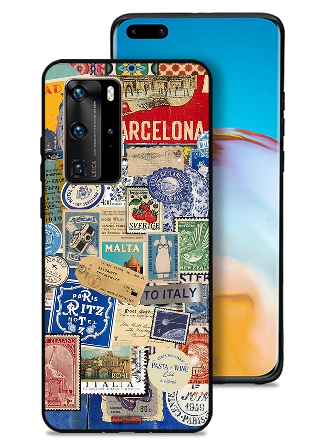 Tolwak غطاء واقي لهاتف هواوي P40 برو 5G ملصقات من مدن مختلفة - Image 1