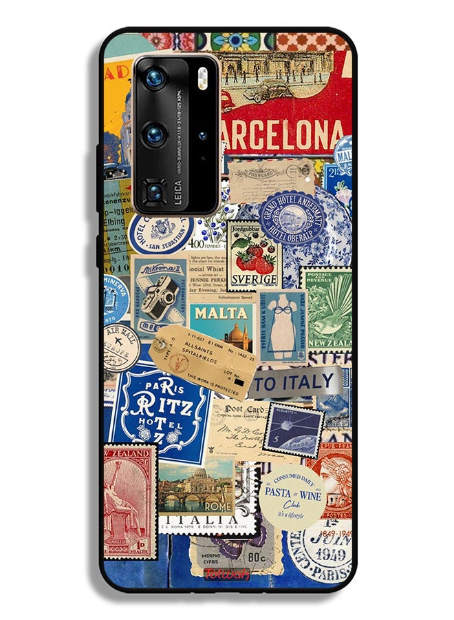 Tolwak غطاء واقي لهاتف هواوي P40 برو 5G ملصقات من مدن مختلفة - Image 2