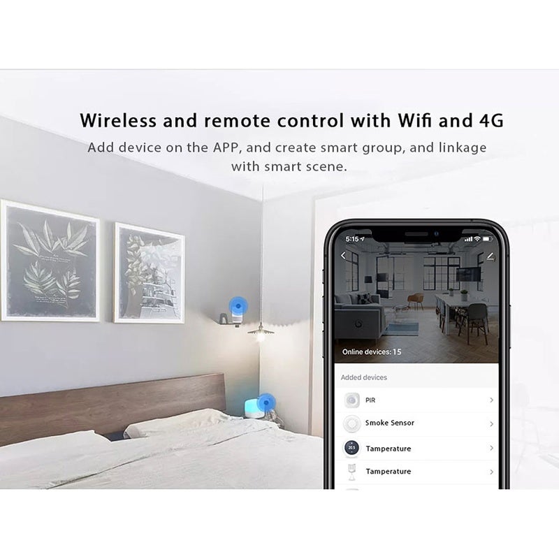Powered by Tuya ZigBee Wired Smart Gateway Hub Smart Home Bridge Tuya / Smart Life APP Remote Control Center WIFI & Network Cable Connection for All Tuya ZigBee 3.0 Smart Products - Image 5