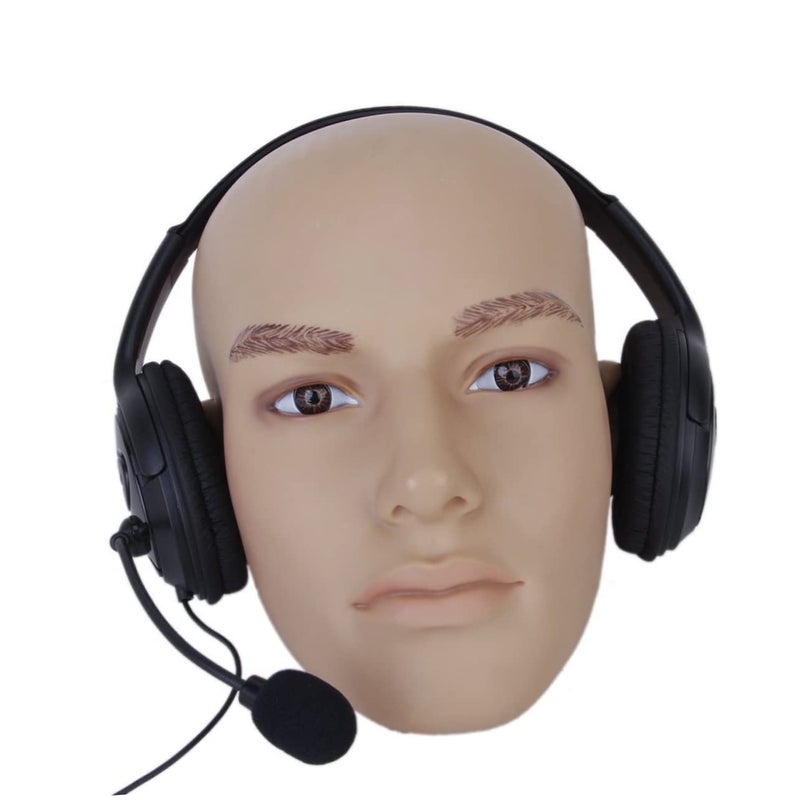 Stereo Gaming Headset with Volume Control Extra Long Cable for Smartphones Black - Image 2