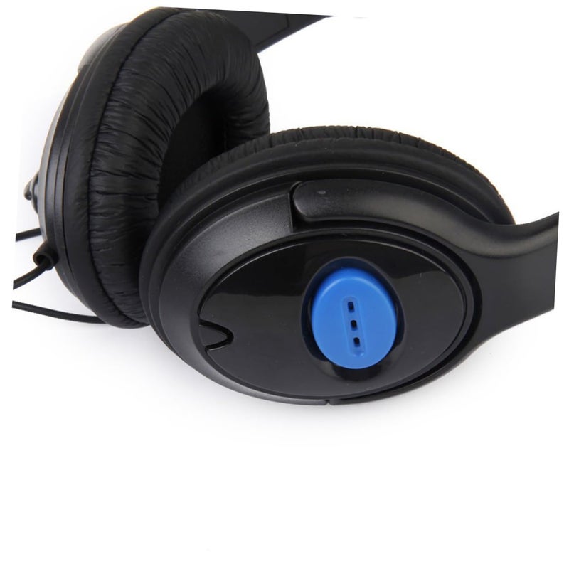 Stereo Gaming Headset with Volume Control Extra Long Cable for Smartphones Black - Image 4