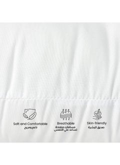 Rest Bedding Throw Pillows Insert Cushion Filler Outer Cover Hd Microfiber Filling 400 Grams Ultra Soft Fiber Size 30X50Cm , 12X20Inch Cushion Inserts Home Decor White (Pack Of 1)  - Image 3