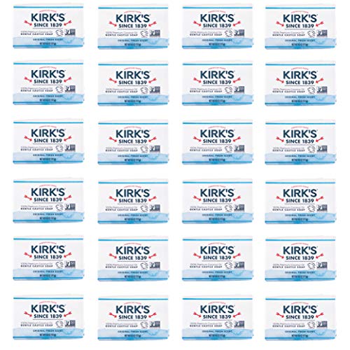 Kirk's Original Coco Castile Bar Soap Original Fresh Scent 4 Ounces (Pack of 24) - Image 1