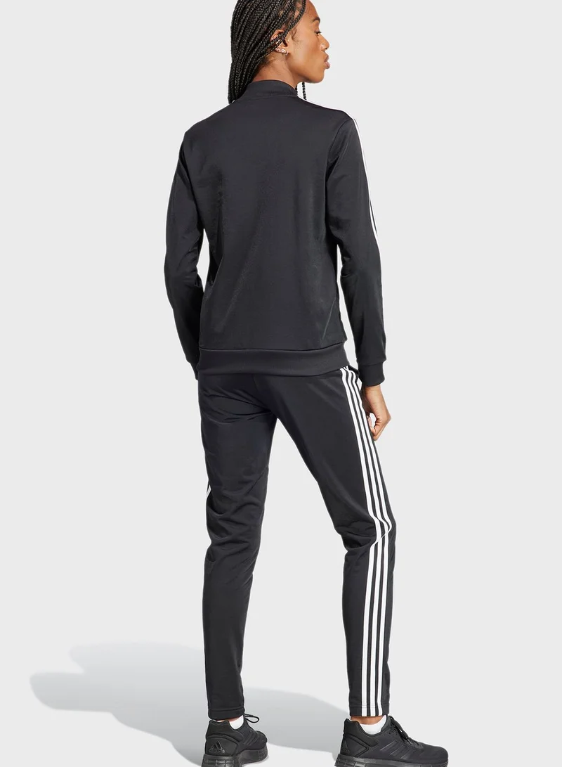 Adidas 3 Stripes Essential Tracksuit jacket and pants