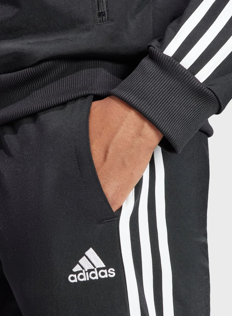 Adidas 3 Stripes Essential Tracksuit jacket and pants