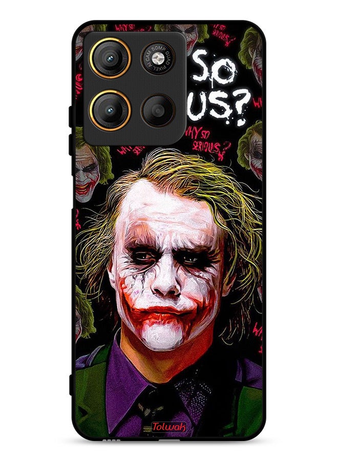 Tolwak Motorola Moto G15 Protective Case Cover Why So Serious