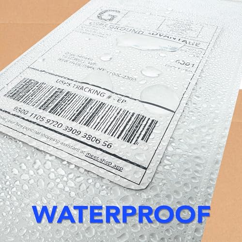 GPI POLY 1000 Count 7" x 5.5" Shipping Label Envelopes, Clear Packing List Pouches with Self-Adhesive Back, Top Loading for Shipping Labels Sleeves, for Packing Slips, Labels Invoices & Paperwork. GPI - Image 3