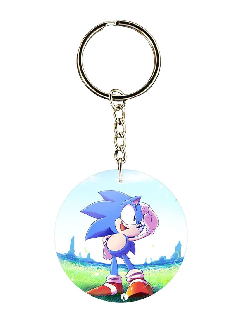 RKN Sonic Printed Keychain