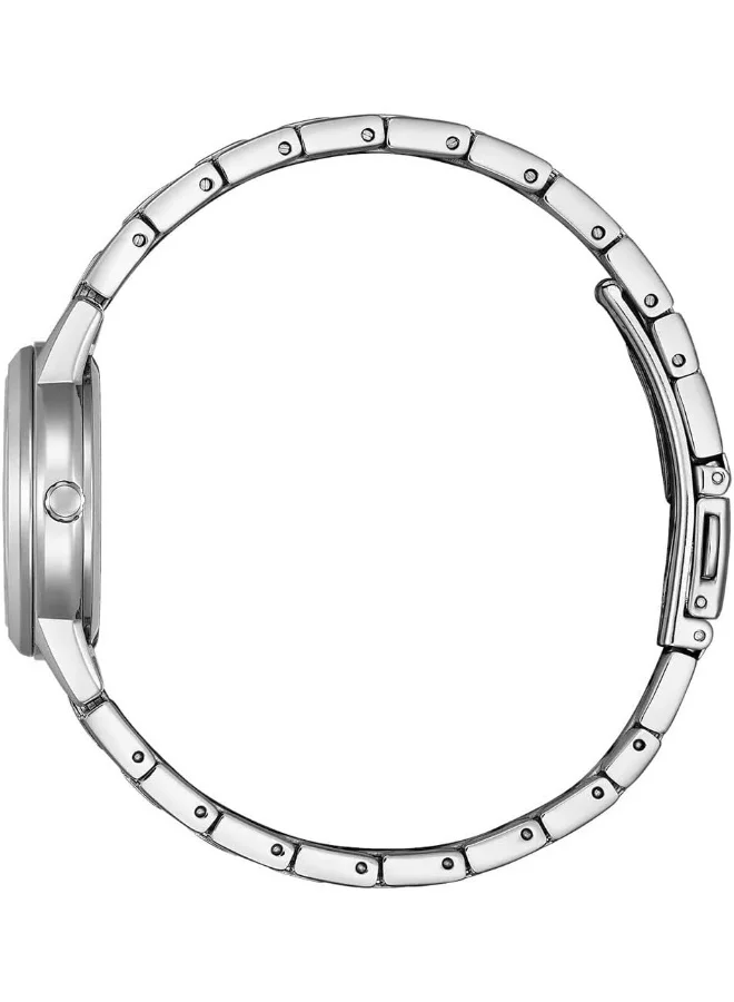 CITIZEN CITIZEN FE1241-71X Women's Analogue Quartz Watch with Stainless Steel Strap, Green, Bracelet