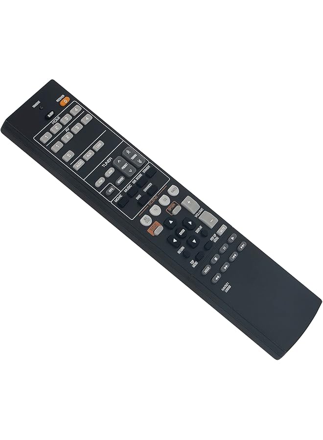 Rav521 Zj66500 Replaced Remote Control Applicable For Yamaha Rav521 Audio Receiver Htr 3067 Rx V377 Yht 4910U Rx V377Bl Mt 7955 Yht 4910Ubl Rx V373 Rx V385 Rx V475 Rx V283