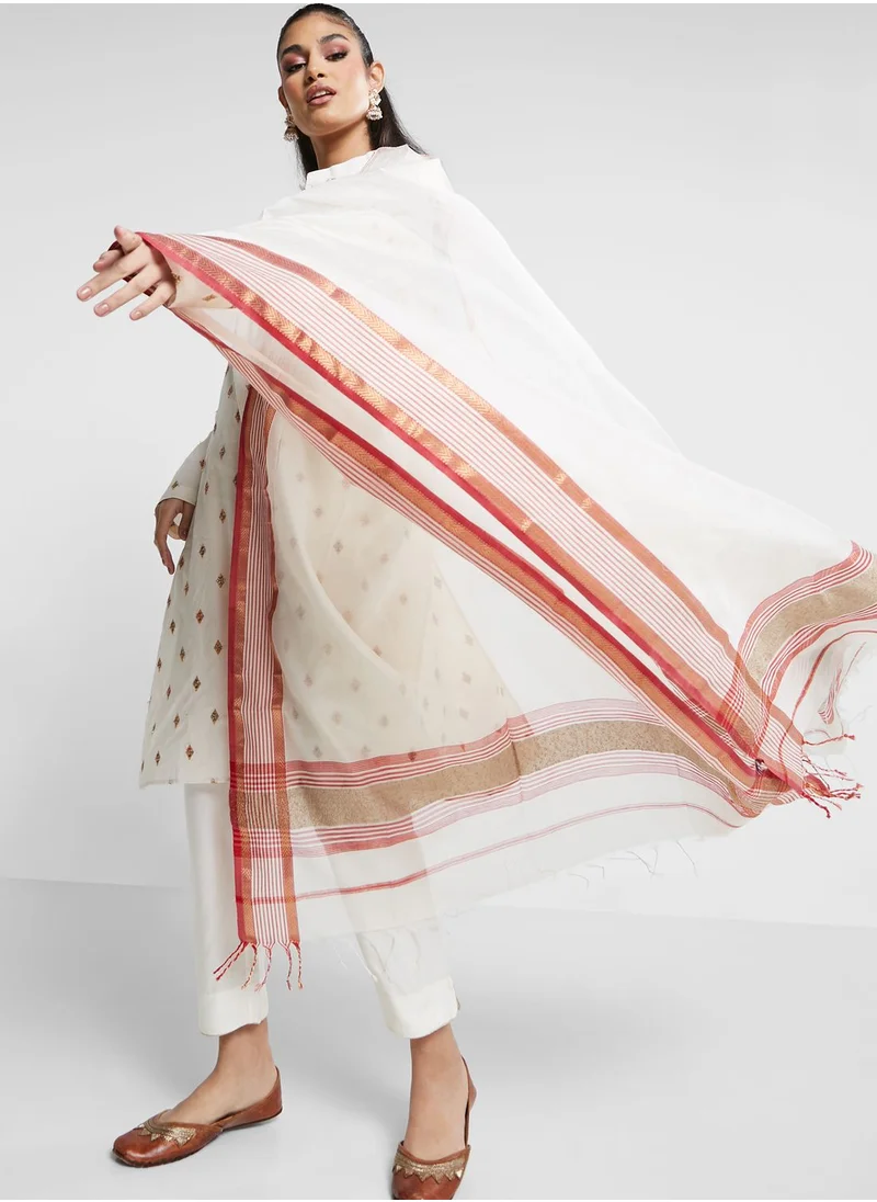 Fabindia Silk Detail Dupatta