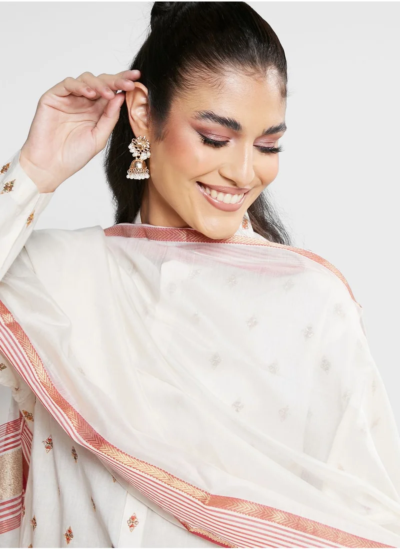 Fabindia Silk Detail Dupatta