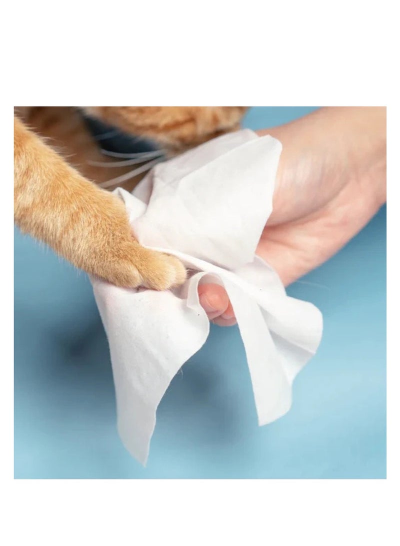 Meow Mates Pet Wipes (80+4pcs) - Unscented - Image 4