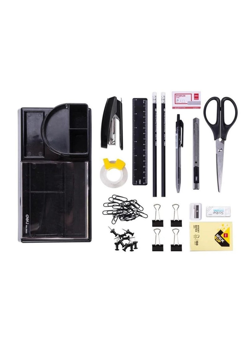 Deli منظم مكتب مع مجموعة الملحقات - Image 2