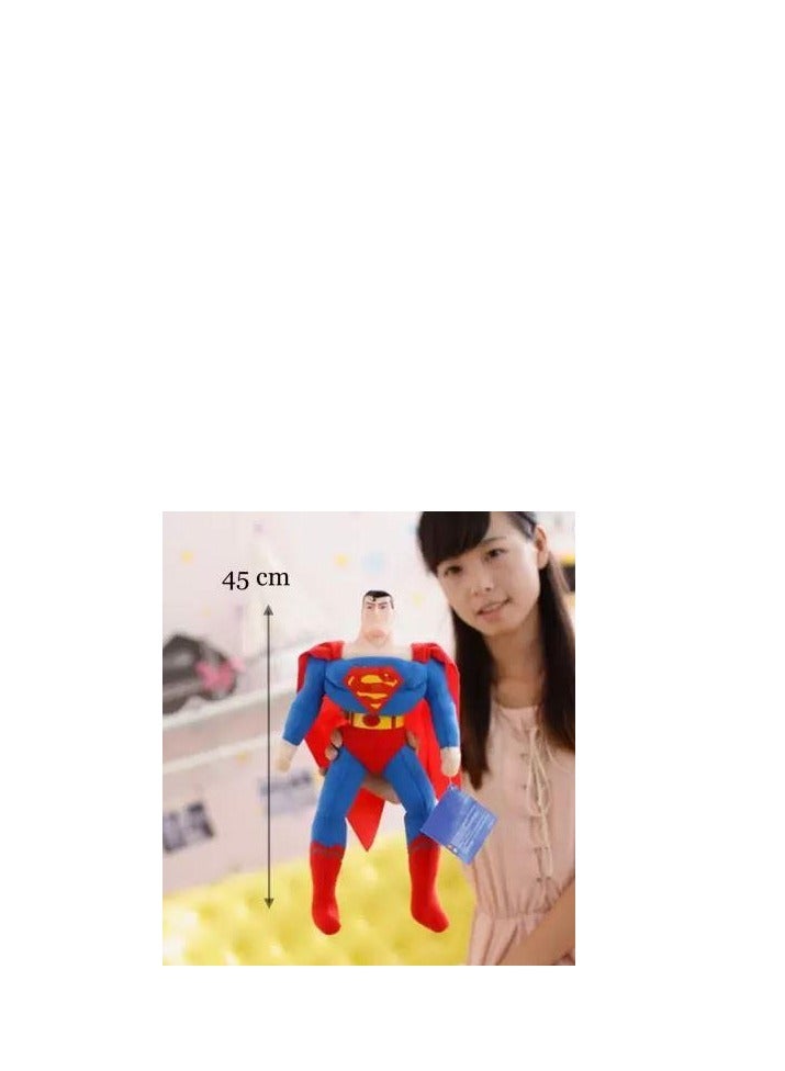 Superhero Superman Plush Soft Toy Stuffed Doll Cartoon Figure Kids Toys Gift - 45 Cm - Image 4