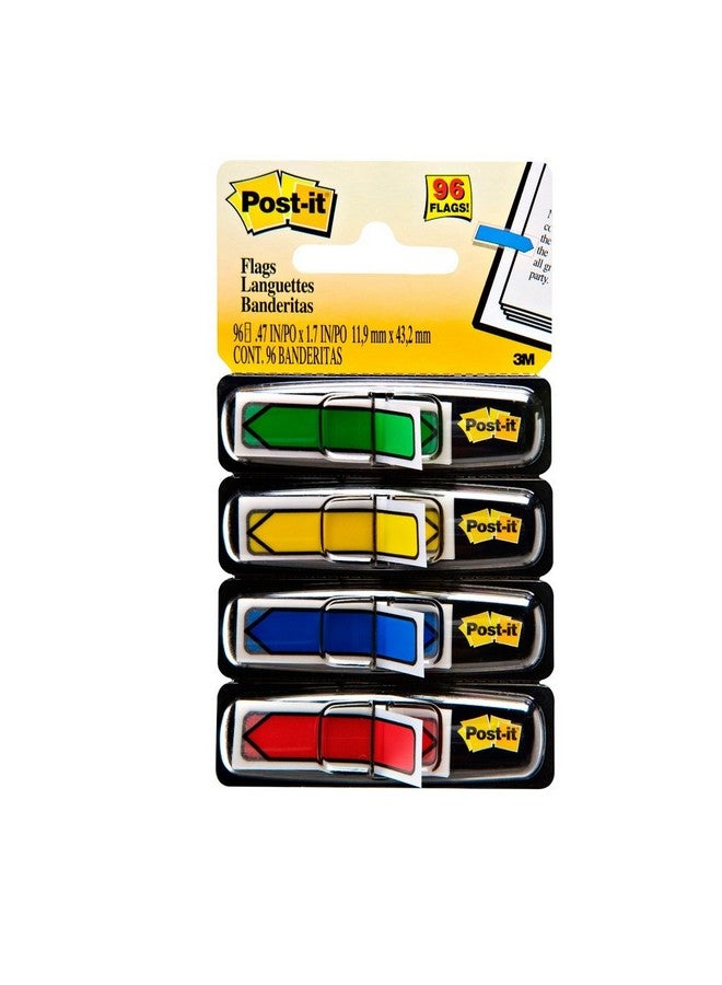 Post-it 1/2" W Arrow Primary Colors,4 Dispensers, 96 Flags, Count - Image 1