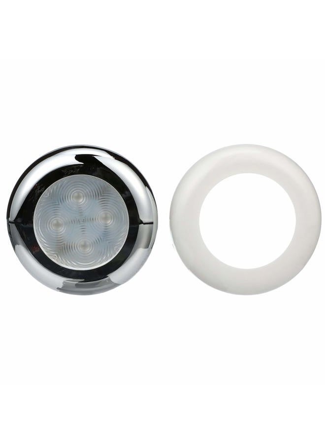 Seachoice LED Courtesy Interior Light Chrome/White Bezel One Size - Image 1