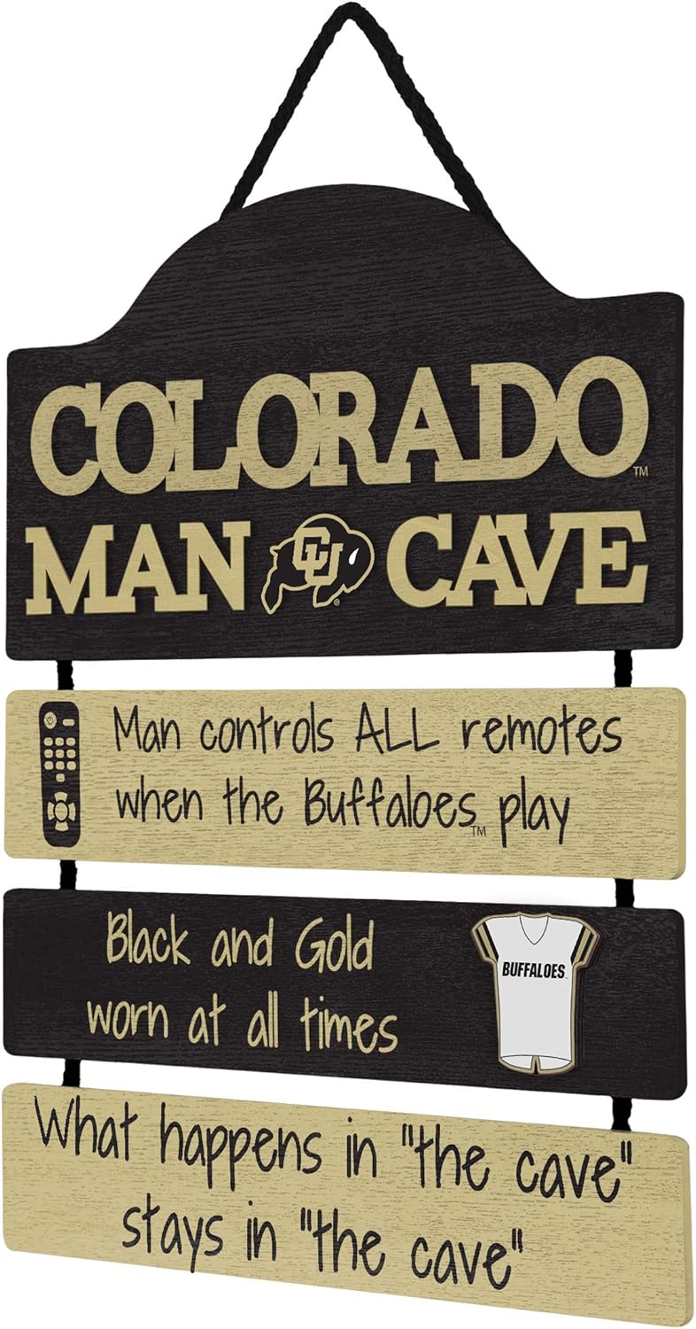 FOCO NCAA Team Logo Mancave Man Cave Hanging Wall Sign - Image 2