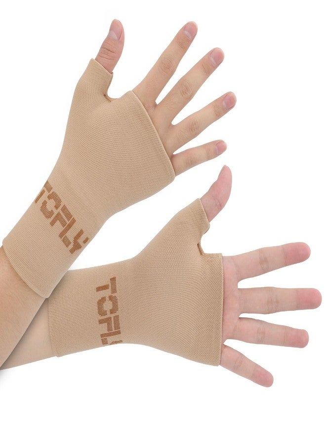 TOFLY Thumb and Wrist Support for Joint Pain, Tendonitis, Sprain, Hand Instability, Compression Wrist Sleeves with Thumb Support - Image 1