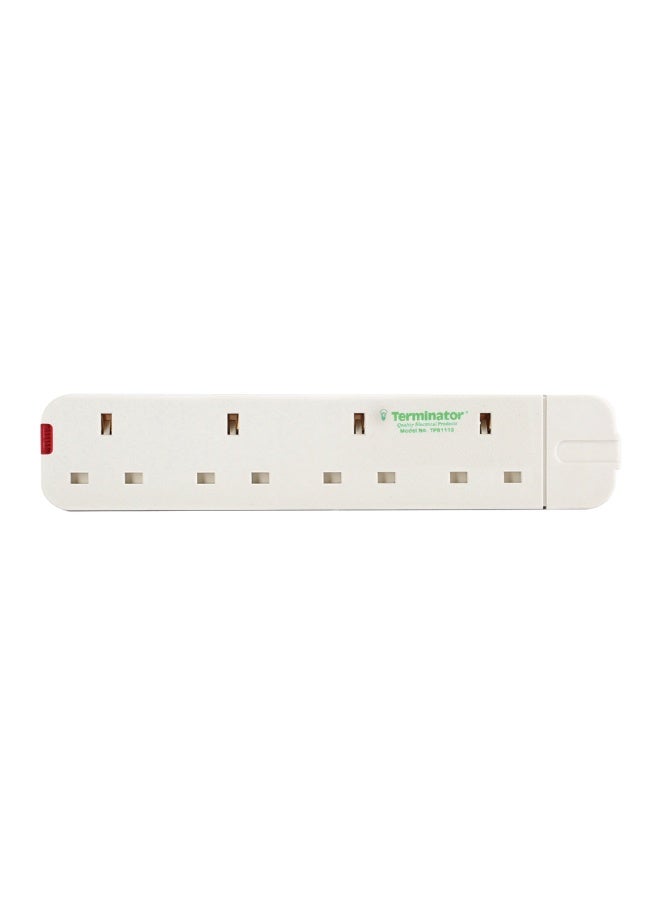 Terminator TPB‑1119 – 4‑Way UK Extension Socket Kit (No Cable) - Image 1