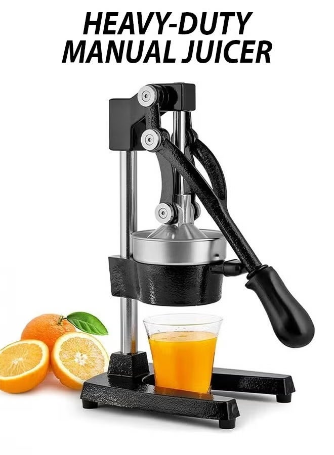 Professional Heavy-Duty Manual Metal Citrus Juicer – Lemon, Lime & Orange Press Extractor - Image 1
