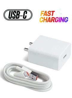NEW Fast Type-C Charger for Xiaomi Redmi Note 11 – Original Adapter, Qualcomm QC 3.0 Quick Charge, Adaptive Fast Charging, Compatible with Dash, VOOC, AFC